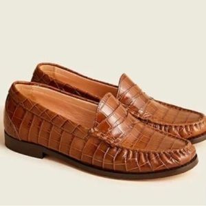 Winona loafers in croc-embossed leather